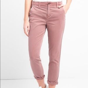 Gap girlfriend chinos with twill stripe